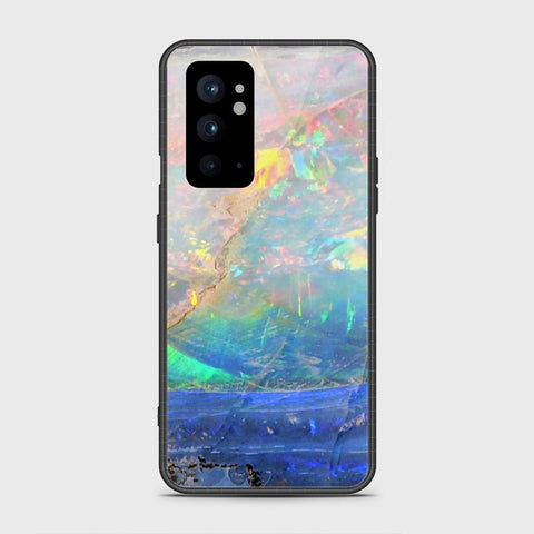 OnePlus 9RT 5G Cover- Colorful Marble Series - HQ Ultra Shine Premium Infinity Glass Soft Silicon Borders Case