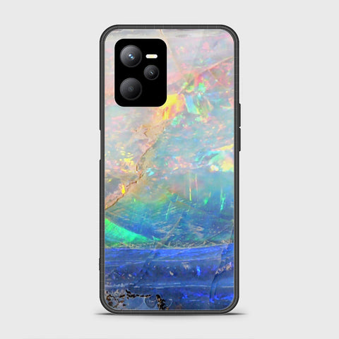 Realme Narzo 50A Prime Cover- Colorful Marble Series - HQ Ultra Shine Premium Infinity Glass Soft Silicon Borders Case