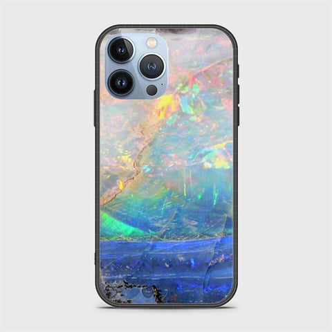 iPhone 14 Pro Max Cover- Colorful Marble Series - HQ Ultra Shine Premium Infinity Glass Soft Silicon Borders Case