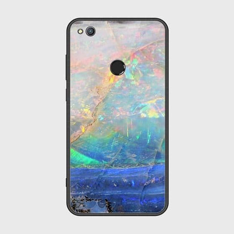 Huawei P9 Lite Cover - Colorful Marble Series - HQ Ultra Shine Premium Infinity Glass Soft Silicon Borders Case