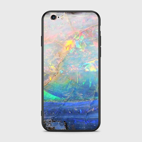 iPhone 6s Plus / 6 Plus Cover - Colorful Marble Series - HQ Ultra Shine Premium Infinity Glass Soft Silicon Borders Case