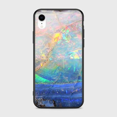 iPhone XR Cover - Colorful Marble Series - HQ Ultra Shine Premium Infinity Glass Soft Silicon Borders Case