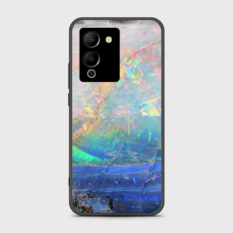 Infinix Note 12 G96 Cover- Colorful Marble Series - HQ Ultra Shine Premium Infinity Glass Soft Silicon Borders Case