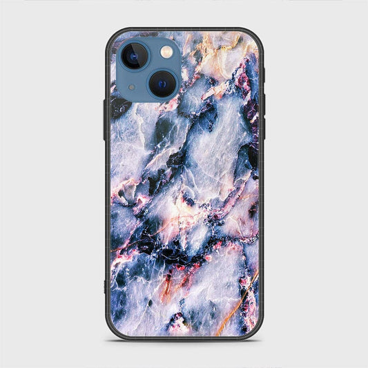 iPhone 13 Cover - Colorful Marble Series - HQ Ultra Shine Premium Infinity Glass Soft Silicon Borders Case