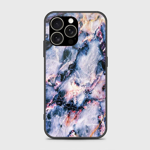 iPhone 15 Pro Cover- Colorful Marble Series - HQ Ultra Shine Premium Infinity Glass Soft Silicon Borders Case