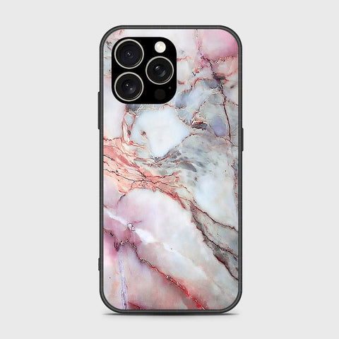 iPhone 15 Pro Cover- Colorful Marble Series - HQ Ultra Shine Premium Infinity Glass Soft Silicon Borders Case