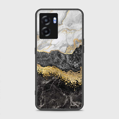 Realme Narzo 50 5G Cover- Colorful Marble Series - HQ Ultra Shine Premium Infinity Glass Soft Silicon Borders Case