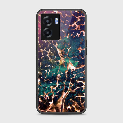 Realme Q5i Cover- Colorful Marble Series - HQ Ultra Shine Premium Infinity Glass Soft Silicon Borders Case