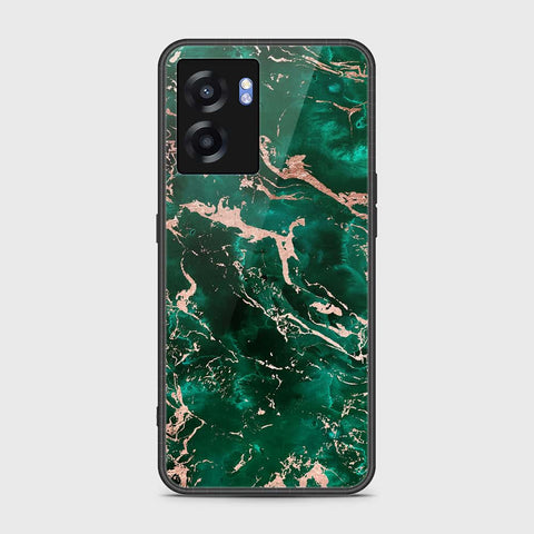 Realme Narzo 50 5G Cover- Colorful Marble Series - HQ Ultra Shine Premium Infinity Glass Soft Silicon Borders Case