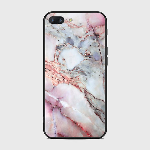 OnePlus 5 Cover- Colorful Marble Series - HQ Ultra Shine Premium Infinity Glass Soft Silicon Borders Case