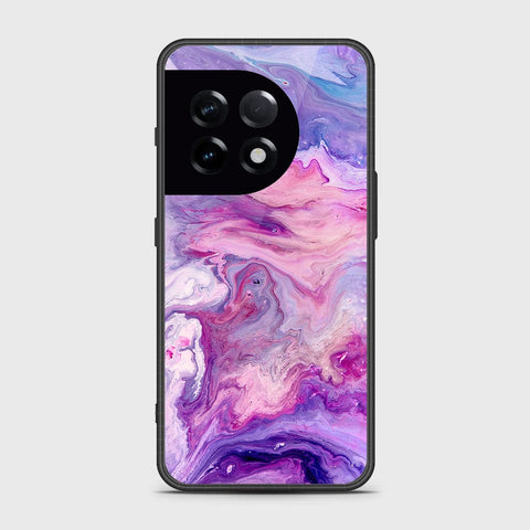 OnePlus Ace 2 Cover- Colorful Marble Series - HQ Ultra Shine Premium Infinity Glass Soft Silicon Borders Case