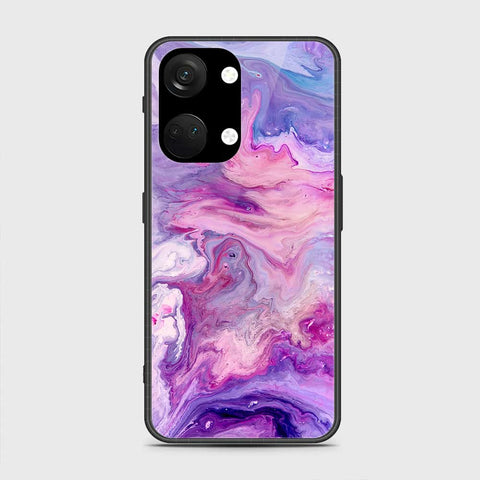 OnePlus Ace 2V Cover- Colorful Marble Series - HQ Ultra Shine Premium Infinity Glass Soft Silicon Borders Case