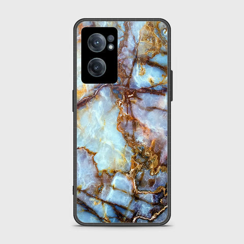 OnePlus Nord CE 2 5G Cover- Colorful Marble Series - HQ Ultra Shine Premium Infinity Glass Soft Silicon Borders Case