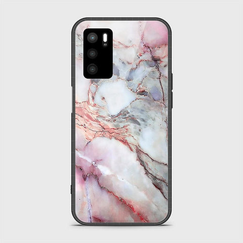 Oppo A16s Cover- Colorful Marble Series - HQ Ultra Shine Premium Infinity Glass Soft Silicon Borders Case