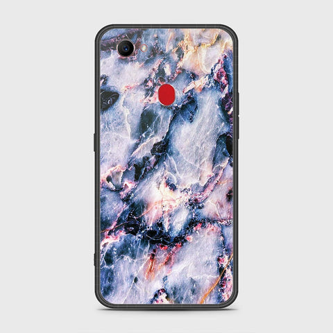 Oppo F7 Cover- Colorful Marble Series - HQ Ultra Shine Premium Infinity Glass Soft Silicon Borders Case