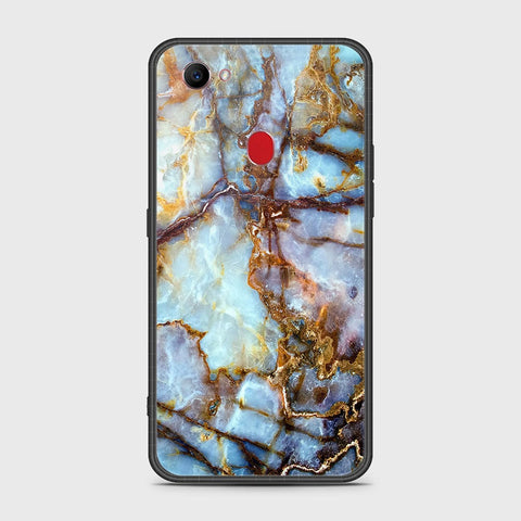 Oppo F7 Cover- Colorful Marble Series - HQ Ultra Shine Premium Infinity Glass Soft Silicon Borders Case