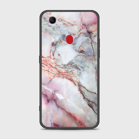 Oppo F7 Cover- Colorful Marble Series - HQ Ultra Shine Premium Infinity Glass Soft Silicon Borders Case