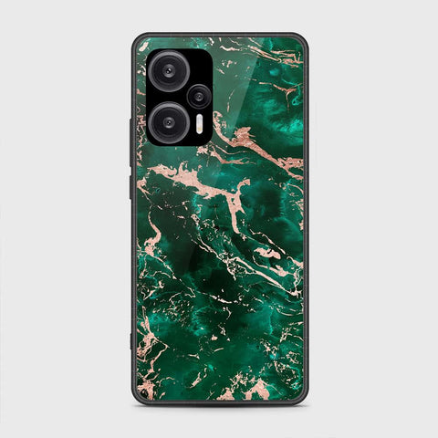 Xiaomi Poco F5  Cover- Colorful Marble Series - HQ Ultra Shine Premium Infinity Glass Soft Silicon Borders Case