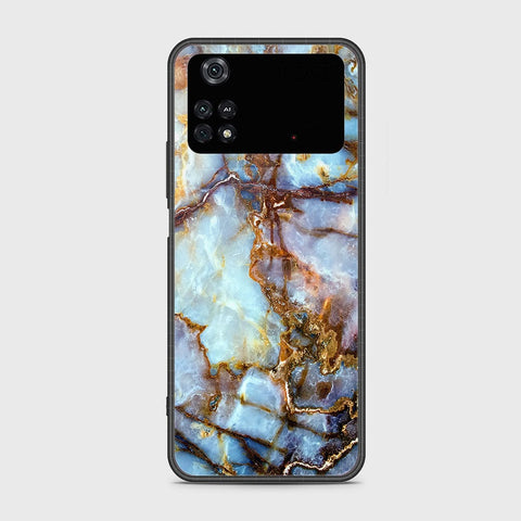 Xiaomi Poco M4 Pro Cover- Colorful Marble Series - HQ Ultra Shine Premium Infinity Glass Soft Silicon Borders Case