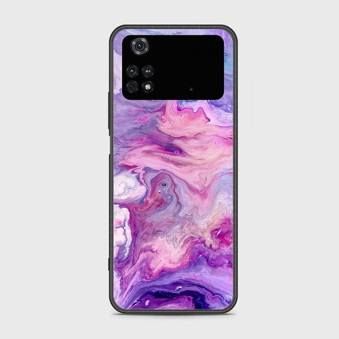 Xiaomi Poco M4 Pro Cover- Colorful Marble Series - HQ Ultra Shine Premium Infinity Glass Soft Silicon Borders Case