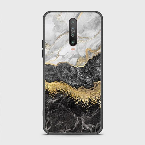 Xiaomi Poco X2 Cover - Colorful Marble Series - HQ Ultra Shine Premium Infinity Glass Soft Silicon Borders Case