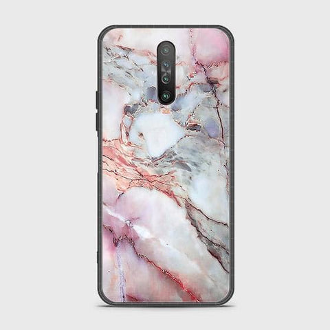 Xiaomi Poco X2 Cover - Colorful Marble Series - HQ Ultra Shine Premium Infinity Glass Soft Silicon Borders Case