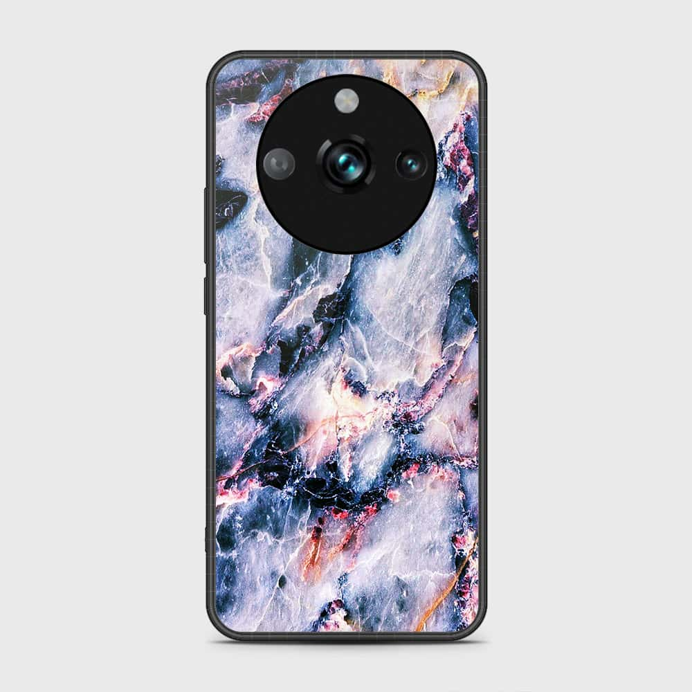 Realme 11 Pro Cover- Colorful Marble Series - HQ Ultra Shine Premium Infinity Glass Soft Silicon Borders Case