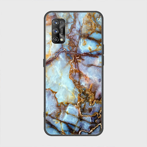 Realme 7 Pro Cover - Colorful Marble Series - HQ Ultra Shine Premium Infinity Glass Soft Silicon Borders Case