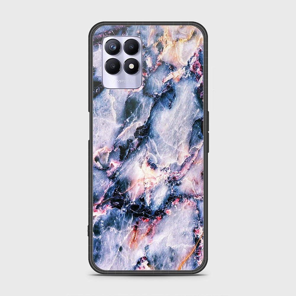 Realme Narzo 50 4G Cover - Colorful Marble Series - HQ Ultra Shine Premium Infinity Glass Soft Silicon Borders Case