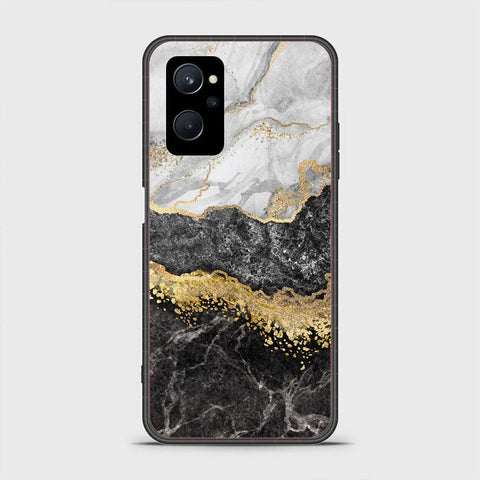 Realme 9i Cover - Colorful Marble Series - HQ Ultra Shine Premium Infinity Glass Soft Silicon Borders Case