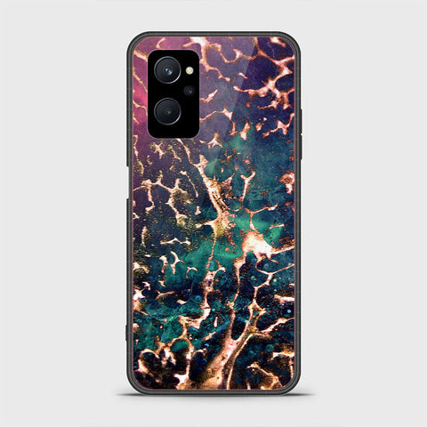 Realme 9i Cover - Colorful Marble Series - HQ Ultra Shine Premium Infinity Glass Soft Silicon Borders Case