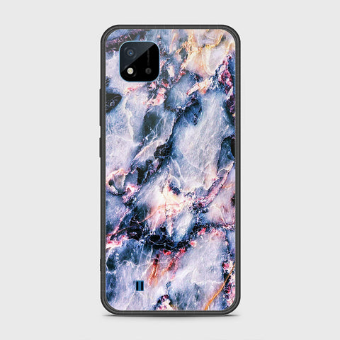 Realme C20 Cover- Colorful Marble Series - HQ Ultra Shine Premium Infinity Glass Soft Silicon Borders Case