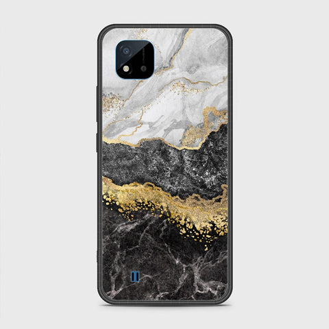 Realme C20A Cover- Colorful Marble Series - HQ Ultra Shine Premium Infinity Glass Soft Silicon Borders Case