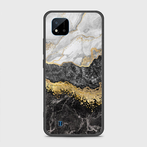 Realme C20 Cover- Colorful Marble Series - HQ Ultra Shine Premium Infinity Glass Soft Silicon Borders Case