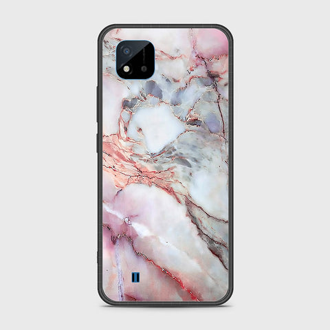 Realme Narzo 50i Cover- Colorful Marble Series - HQ Ultra Shine Premium Infinity Glass Soft Silicon Borders Case