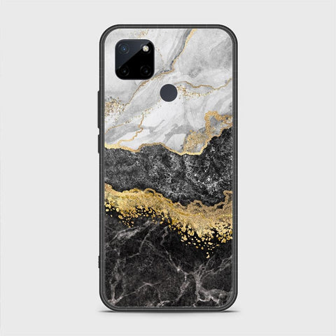 Realme C25Y Cover- Colorful Marble Series - HQ Ultra Shine Premium Infinity Glass Soft Silicon Borders Case