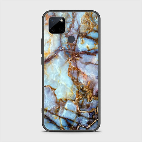 Realme C25Y Cover- Colorful Marble Series - HQ Ultra Shine Premium Infinity Glass Soft Silicon Borders Case