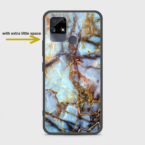 Realme C25s Cover- Colorful Marble Series - HQ Ultra Shine Premium Infinity Glass Soft Silicon Borders Case