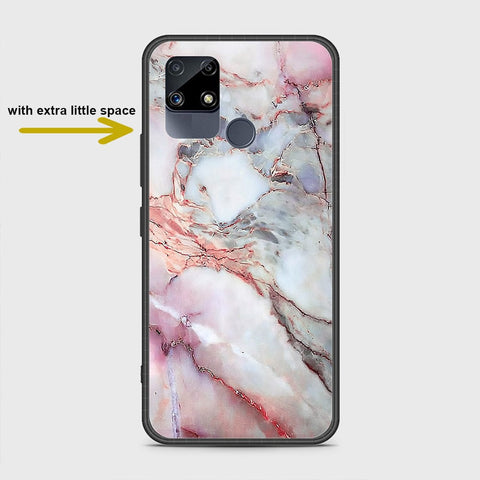 Realme C25s Cover- Colorful Marble Series - HQ Ultra Shine Premium Infinity Glass Soft Silicon Borders Case