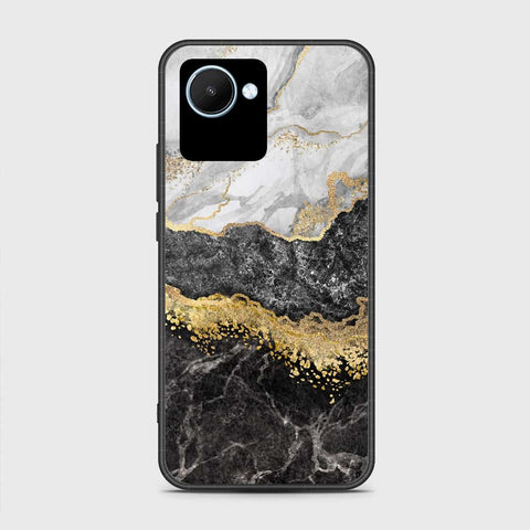 Realme C30s Cover- Colorful Marble Series - HQ Ultra Shine Premium Infinity Glass Soft Silicon Borders Case