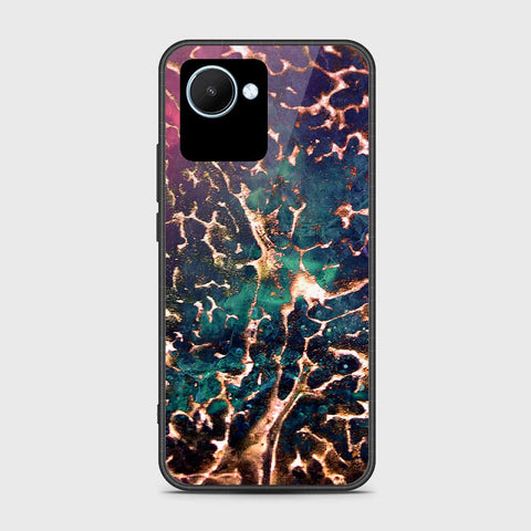 Realme C30 Cover- Colorful Marble Series - HQ Ultra Shine Premium Infinity Glass Soft Silicon Borders Case