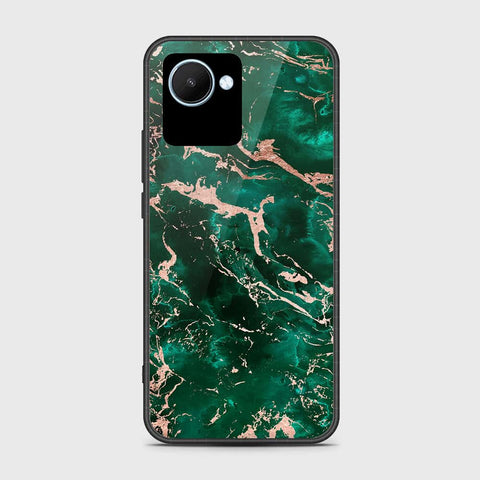 Realme C30s Cover- Colorful Marble Series - HQ Ultra Shine Premium Infinity Glass Soft Silicon Borders Case