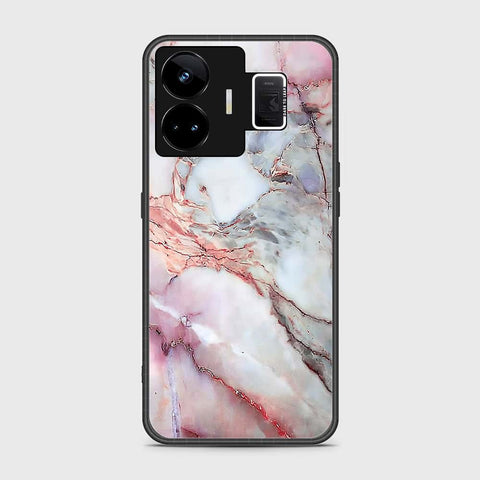 Realme GT3 Cover- Colorful Marble Series - HQ Ultra Shine Premium Infinity Glass Soft Silicon Borders Case