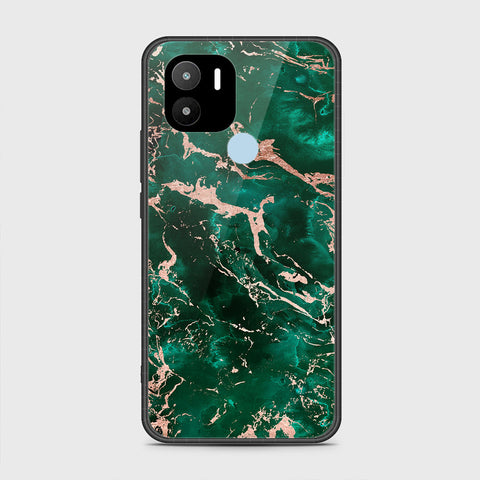 Xiaomi Redmi A1 Plus Cover- Colorful Marble Series - HQ Ultra Shine Premium Infinity Glass Soft Silicon Borders Case