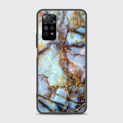 Xiaomi Redmi Note 11 Cover- Colorful Marble Series - HQ Ultra Shine Premium Infinity Glass Soft Silicon Borders Case