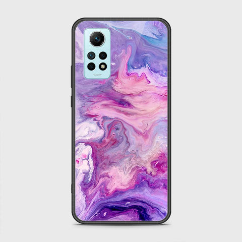 Xiaomi Redmi Note 12 Pro 4G Cover- Colorful Marble Series - HQ Ultra Shine Premium Infinity Glass Soft Silicon Borders Case