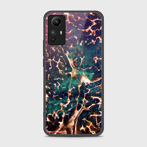 Xiaomi Redmi Note 12S Cover- Colorful Marble Series - HQ Ultra Shine Premium Infinity Glass Soft Silicon Borders Case