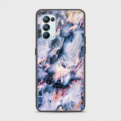 Oppo Reno 5 Pro 5G Cover - Colorful Marble Series - HQ Ultra Shine Premium Infinity Glass Soft Silicon Borders Case