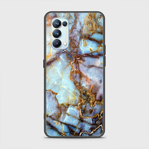 Oppo Reno 5 Pro 5G Cover - Colorful Marble Series - HQ Ultra Shine Premium Infinity Glass Soft Silicon Borders Case