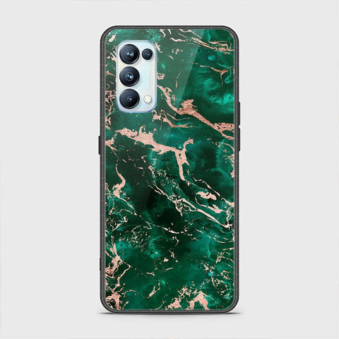 Oppo Reno 5 Pro 5G Cover - Colorful Marble Series - HQ Ultra Shine Premium Infinity Glass Soft Silicon Borders Case